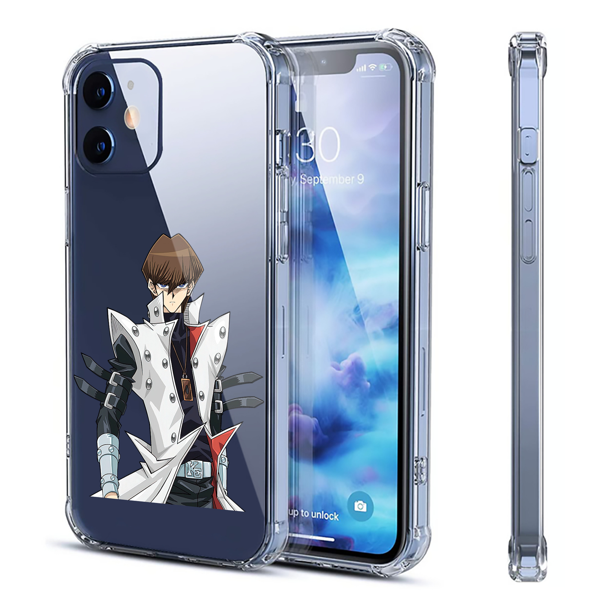 （画像用） 遊☆戯☆王 Yu-Gi-Oh! 【iPhone 12シリーズ対応】透明スマホケース（クリアソフトケース）